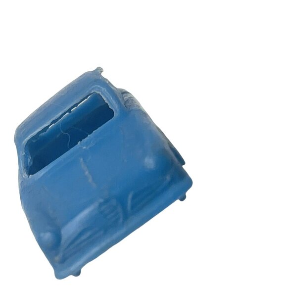 Vintage Primitive Molded Plastic Car - Blue marked ALPHA ROMEO ITALY Miniature - Picture 7 of 8